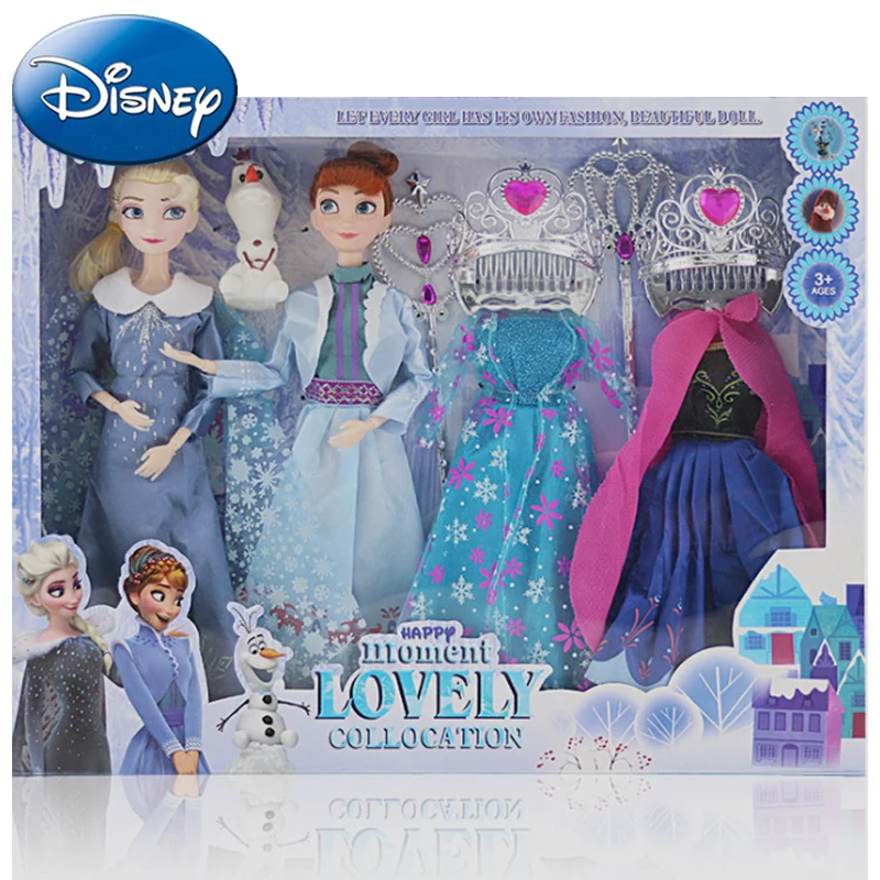 Disney новинка 2019 Кукольное платье Холодное сердце Снежная королева принцесса