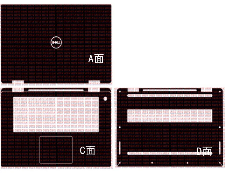 Виниловый чехол из углеродного волокна для ноутбука Dell XPS 15 9575 6&quot|Сумки и чехлы