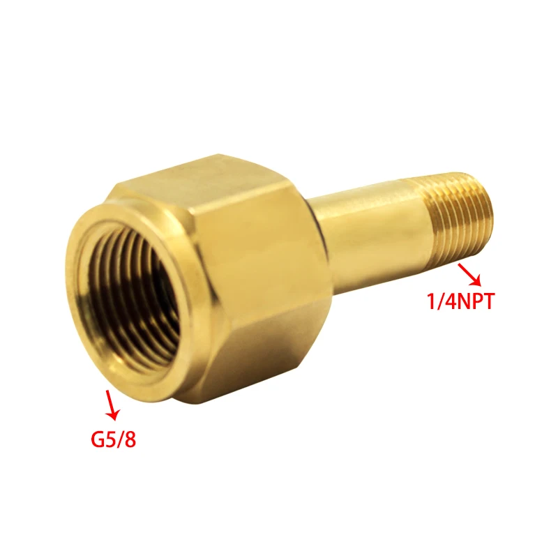 G0625 Пейнтбол Sodatrream CO2 Сода поток CGA-320 W21.8 гайка и ниппель w/шайба CO2 углекислого газа фитинги x 1/" NPT - Цвет: G0625