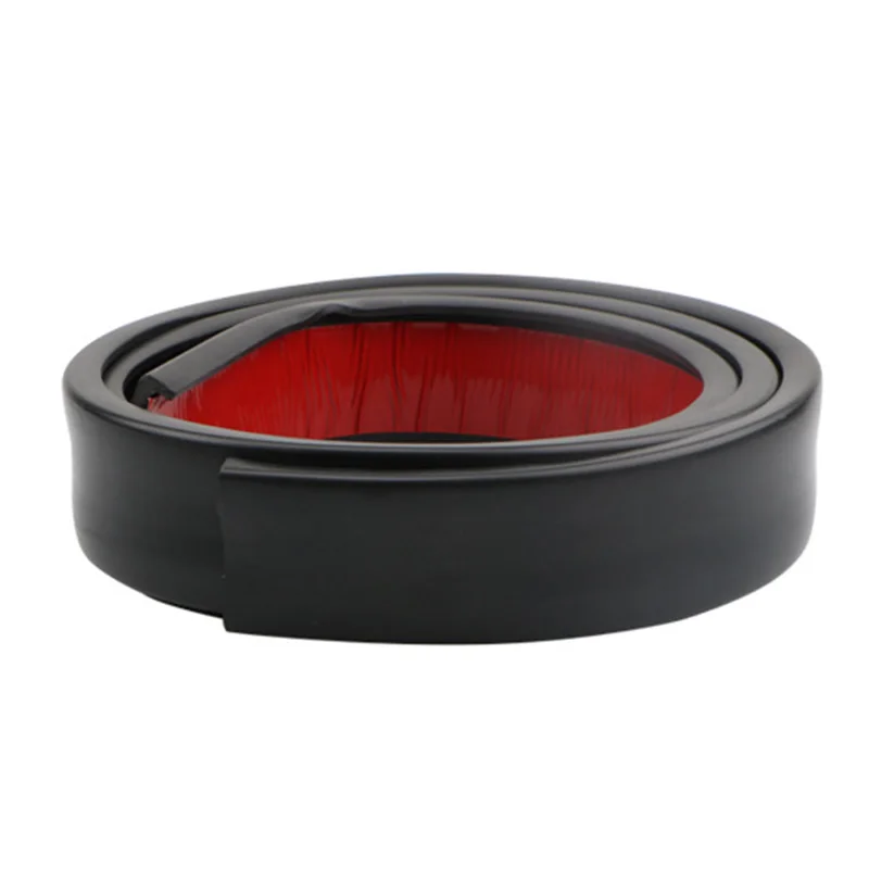 Black 3,5/4,5/5,5X150 см автомобиль наклейки mouldings резиновый Авто колеса арки защита расширение молдинги анти-столкновения брызговик защиты - Название цвета: Black