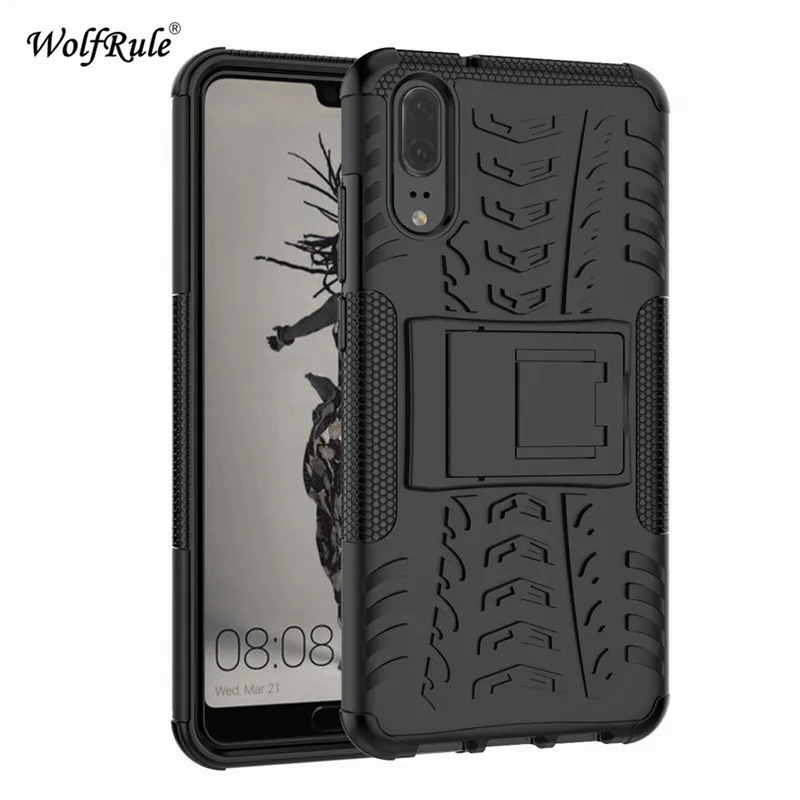 Чехол wolfrole Huawei P20 двухслойный защитный чехол для аксессуары сумка телефона 5 8&quot |