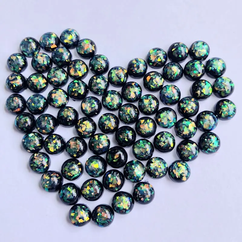 100 шт. 6 мм разноцветные стразы с блестками скрапбук для рукоделия свадебные