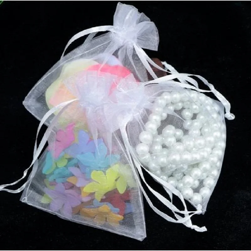 25x35 см Сумка из органзы 300 шт./лот свадебный подарок конфеты пользу Упаковка Drawable