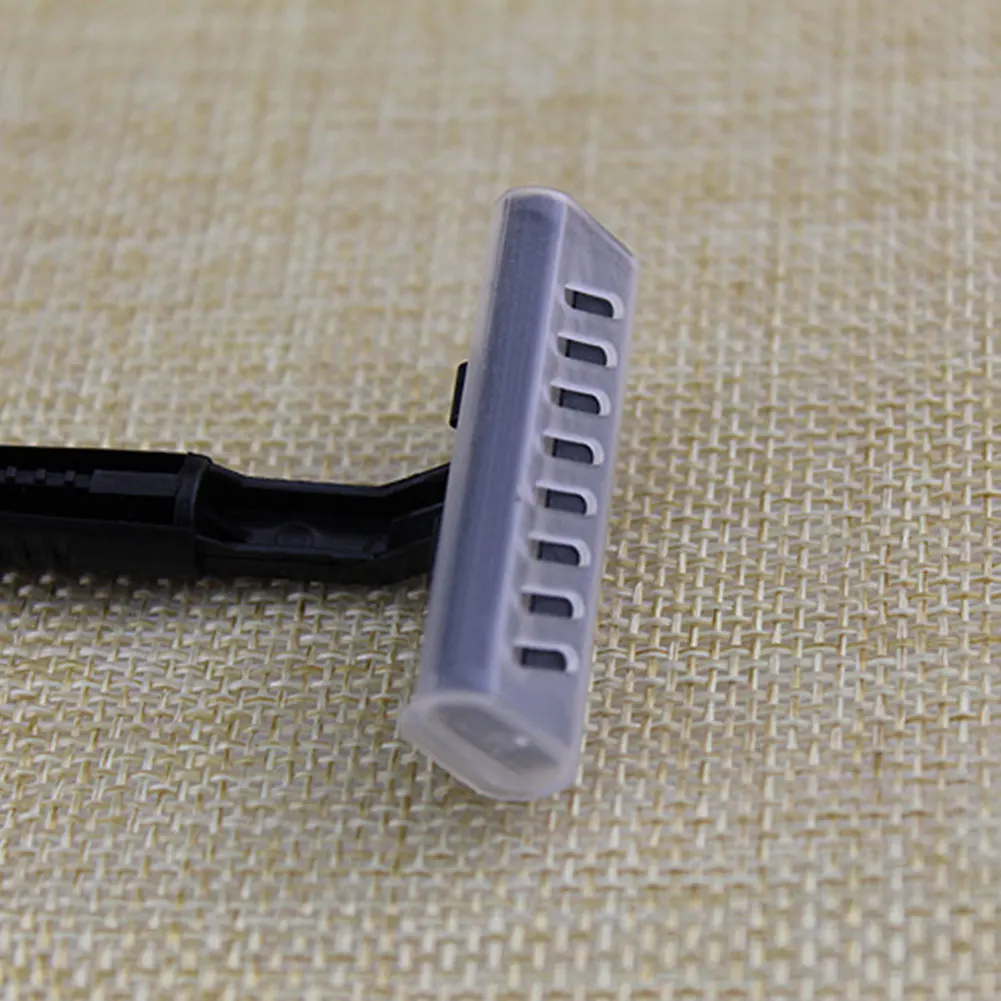 10 шт. Мужские Двойные лезвия пластиковые дорожные портативные уход за лицом