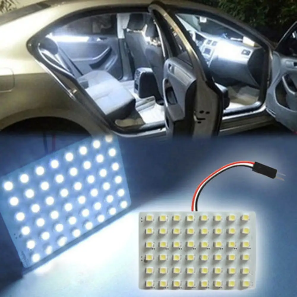 1 сверхъяркий 48 SMD COB светодиодный ОД T10 4 Вт 12 В белые Автомобильные светодиодные