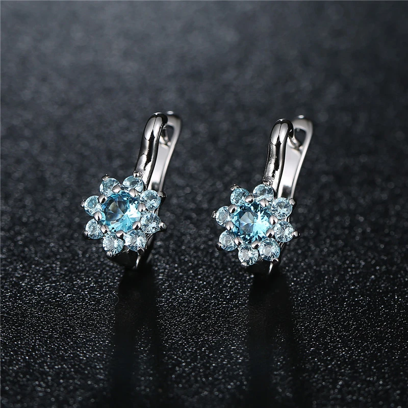 CARSINEL высококачественные серебряные серьги с фианитами женские модные свадебные