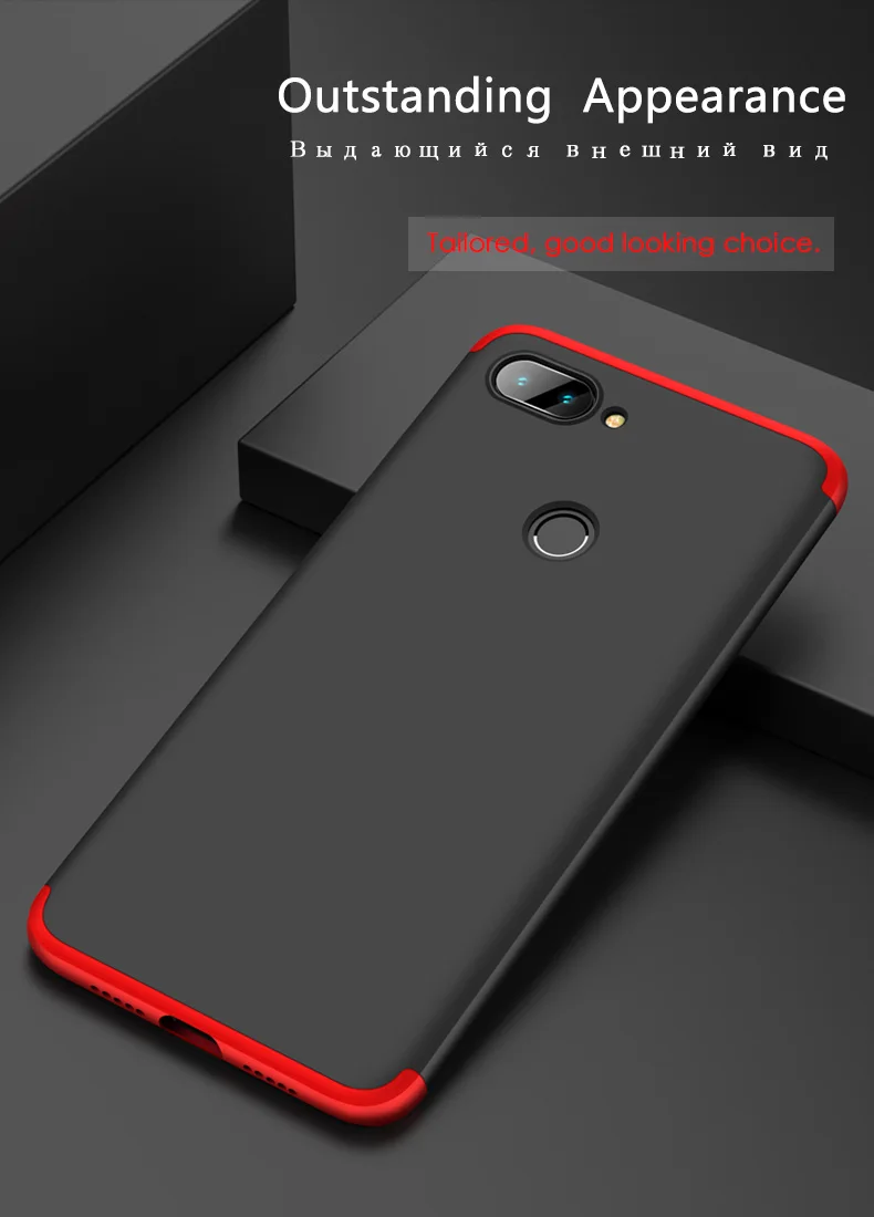 Чехол GKK для Xiaomi mi 8 Lite SE A2 Max 3 Red mi 6A чехол 360 матовый противоударный чехол для телефона Xiaomi mi 8 lite
