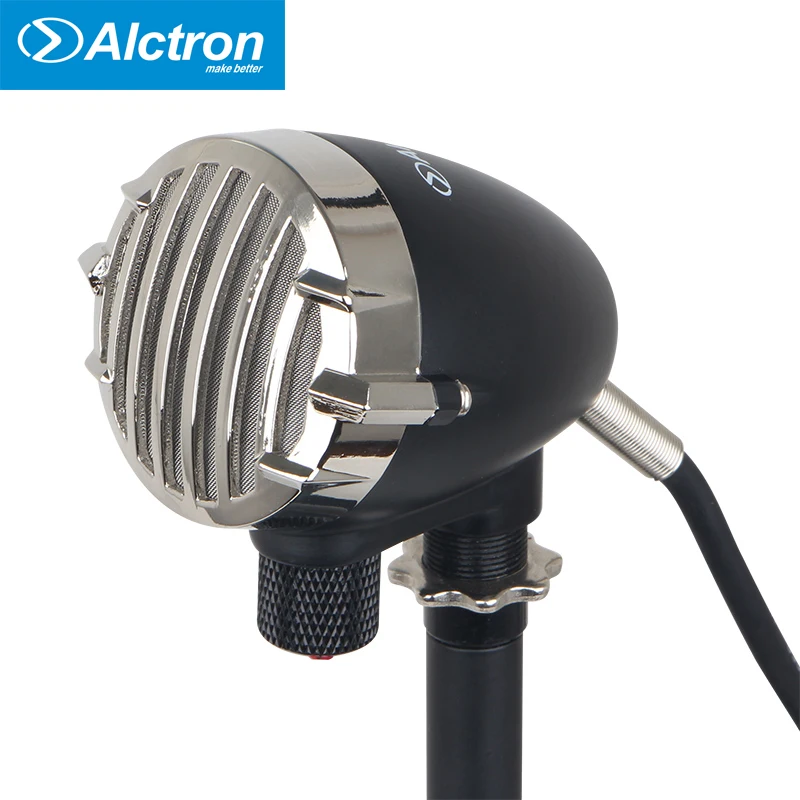 Alctron ZD-2 Классическая микрофон для губной гармошки, вокальный микрофон компактный и изысканный, динамический микрофон для выступления