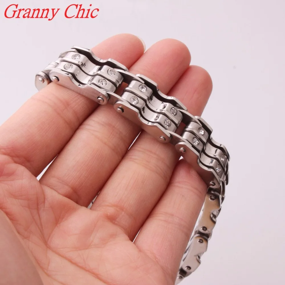 Женские и мужские браслеты с кристаллами серебряное золото 316L нержавеющая сталь