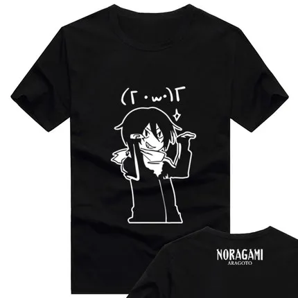 1 Горячие Noragami футболка aragoto воздухопроницаемость аниме Ято Kami Косплэй хлопок короткий рукав футболки для девочек - Цвет: 1