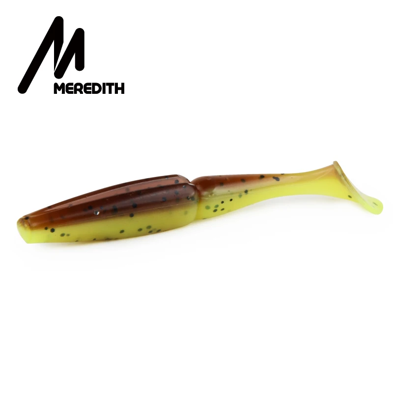 Meredith Crazy Shiner, 11 см, 10,5 г, 5 шт., искусственная Мягкая приманка, приманка для рыбалки, мягкие силиконовые приманки для карпа, воблеры для рыболовных снастей - Цвет: C