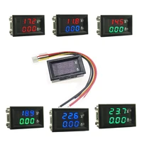 free shipping 0 28inch led digital voltmeter ammeter dc 100v 10a volt ampere meter amperemeter voltage indicator