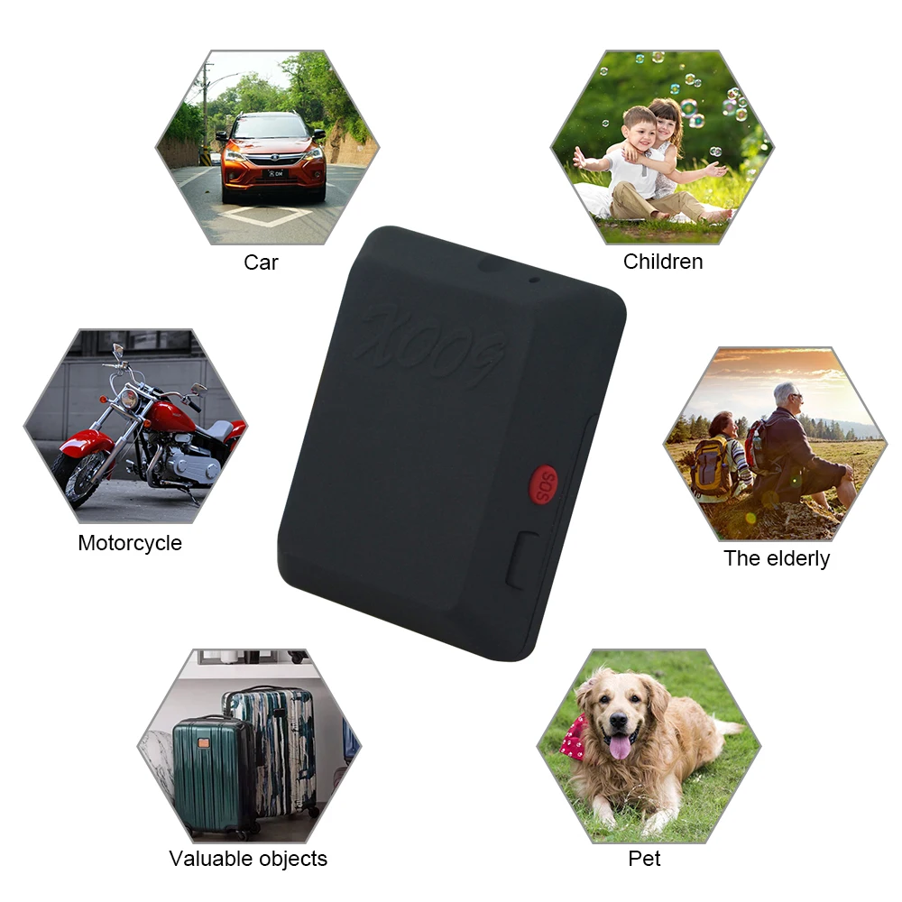Мини GSM трекер X009 фон с животными автомобильный трекер GSM/GPRS Глобальный локатор в режиме реального времени трекер с кнопкой SOS SMS для фотостудии видеосъемки фотографирования