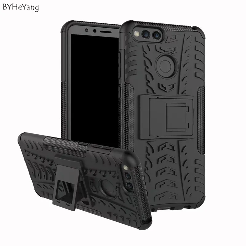 BYHeYang armor case for Huawei Honor 7X cover Luxury Full Protective Hard Phone Back Bags Cases 7 X 5.93 inch |