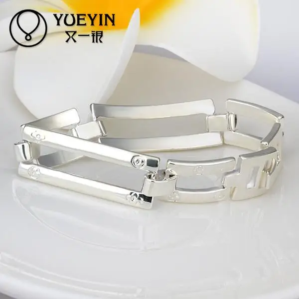 H341 Рождественский подарок серебряный браслет для женщин Бесплатная доставка