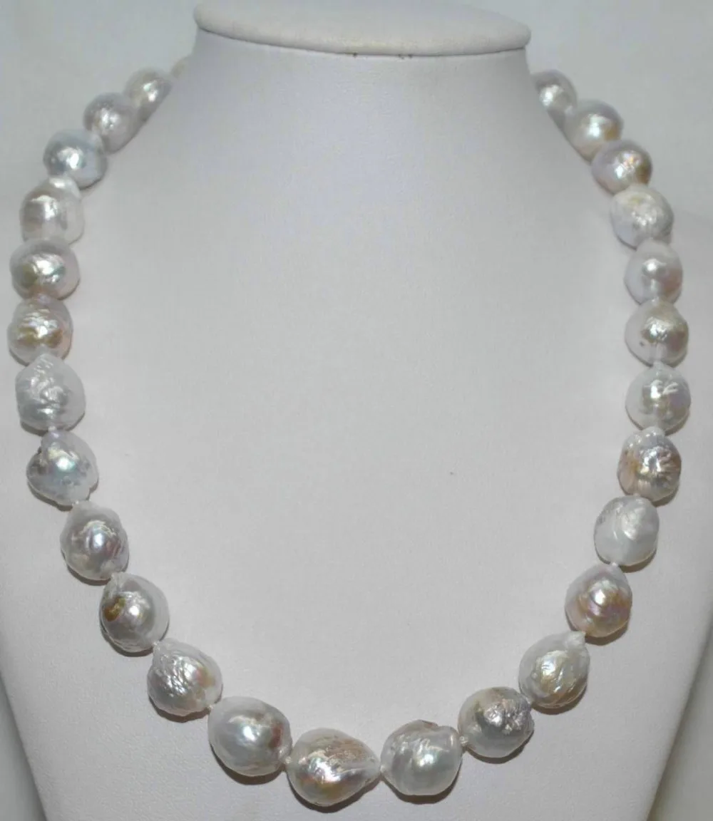 

Ожерелье из натурального редкого белого жемчуга Касуми, 12-13 мм, 18-35 дюймов