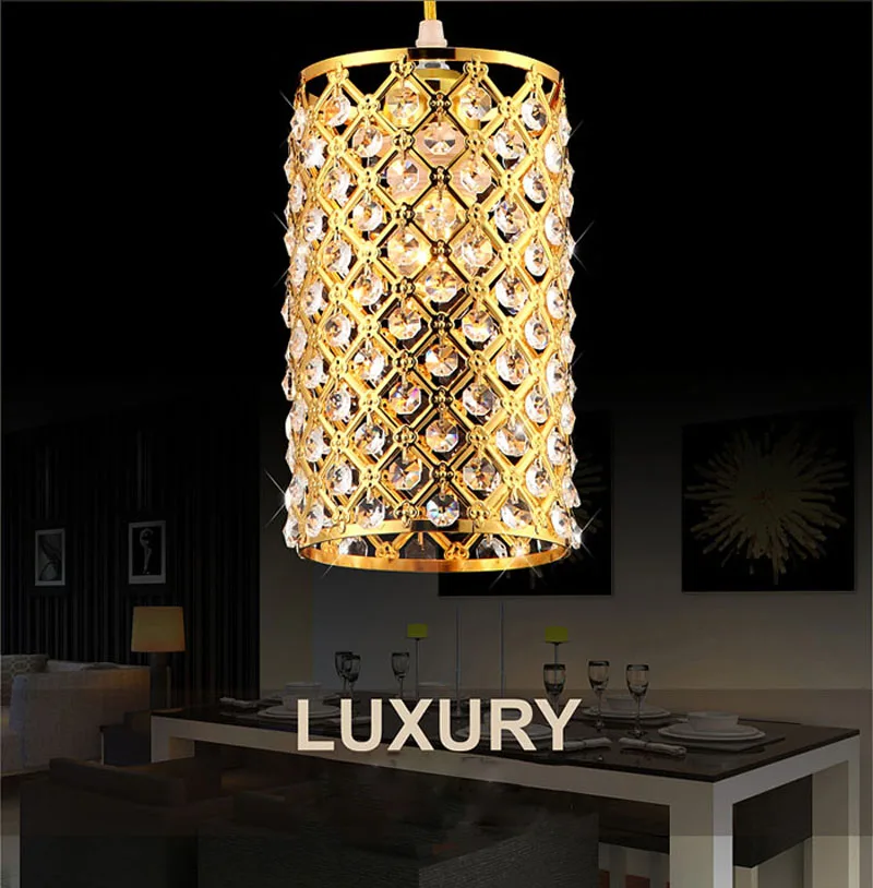 Современная маленькая люстра в баре хрустальная лампа для гостиной светильники