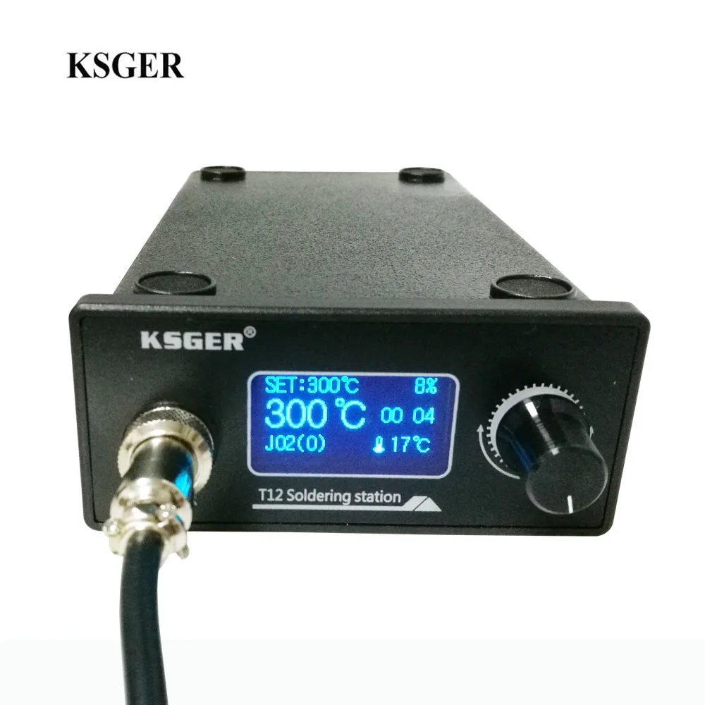 KSGER V2.01 STM32 OLED цифровой контроллер температуры Электрический паяльник паяльная