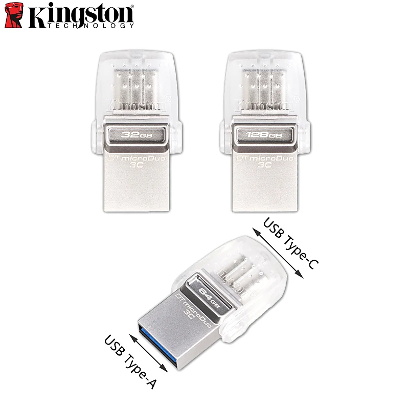 Kingston MINI USB Flash Drive 128  64  32  USB 3, 1 -c Pem Drive     Cle USB Memory Stick 21 USB