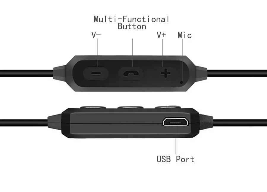 10 pcs/lot Bluetooth Head set With Magnetic Earbuds+HD Microphone Earphones Neck band Style For Android/IOS Phones | Электроника