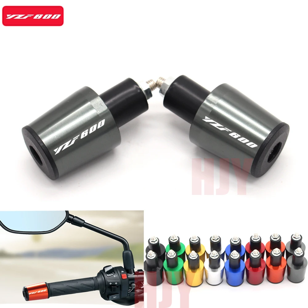 Рукоятки руля 7/8'' 22MM для мотоцикла с заглушками для концовки для Yamaha YZF600 R6 YZF 600 1999 2000 2001 2002.