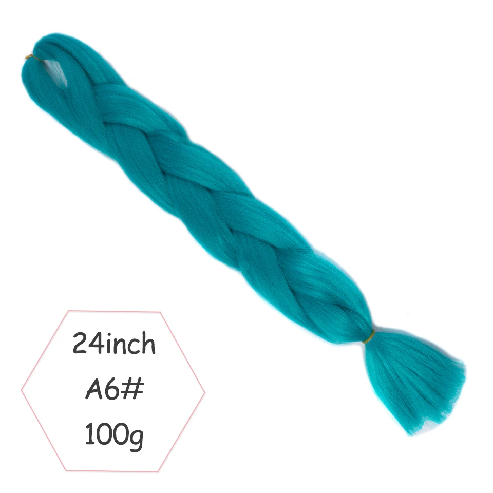 Xtrend, 8 шт., большие синтетические косы, вязанные крючком волосы, 24 дюйма, Омбре, косички, наращивание волос для женщин, розовый, один тон, два тона, три тона - Цвет: M#33