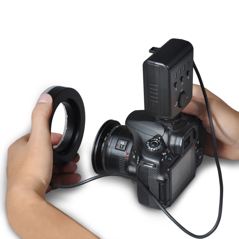 Aputure HC100 CRI 95+ LED Ring Flash Light Speedlight For Canon EOS 1D 7D 6D 50D 5D Mark II III 700D 70D 60D 650D DSLR Camera |
