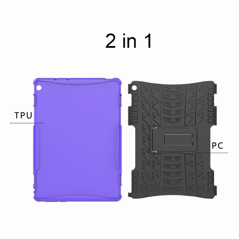 Case For Huawei MediaPad M3 Lite 10 BAH-W09 BAH-AL00 BAH-L09 10.1 inch Heavy Duty TPU+PC Hybrid Rugged Durable Cover+Film+Stylus |