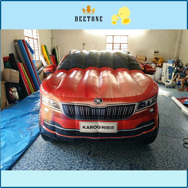Заводская ПВХ надувные поддельные автомобиля воздушный шар надувной автомобиль