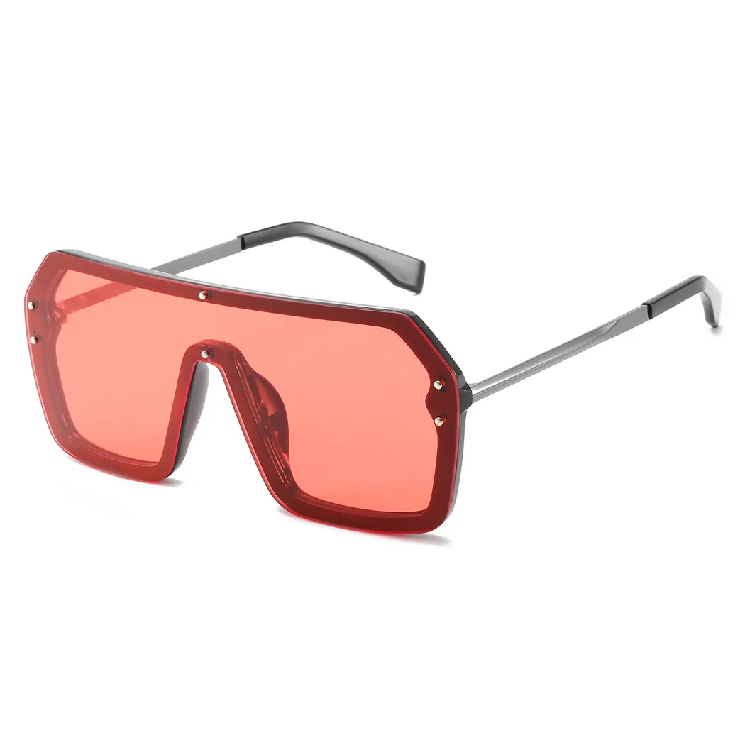 Модные солнцезащитные очки оверсайз для женщин и мужчин брендовые дизайнерские