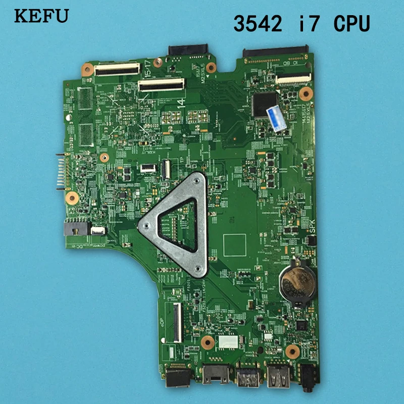 KEFU для Dell 3442 3443 3542 3543 5748 5749 Материнская плата ноутбука 13269 1 PWB.FX3MC REV:A00 I5U CPU