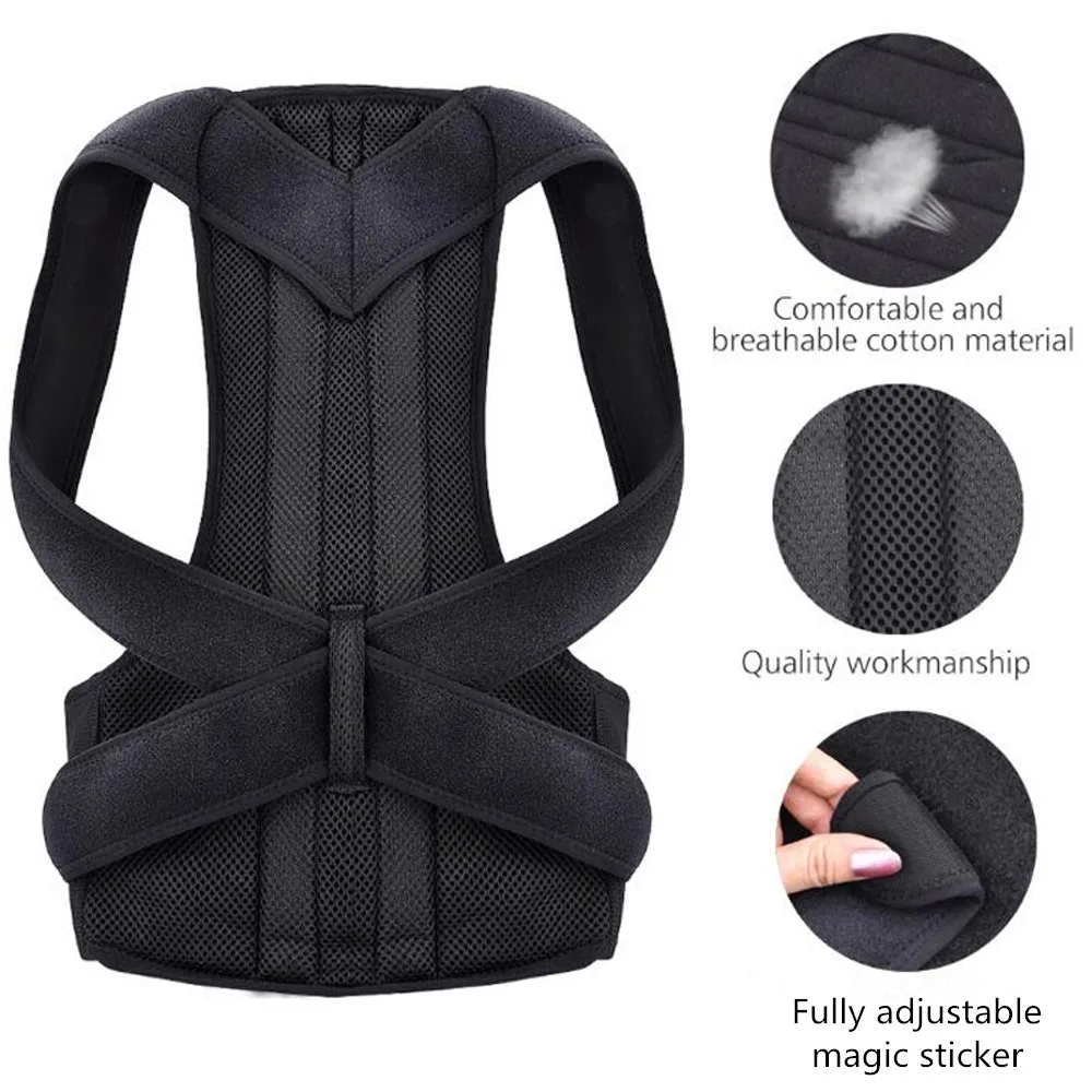 Back Belt Posture Corrector Brace Support to Improve Chest Clavicle Lumbar Slouching Corset for the Lower | Красота и здоровье