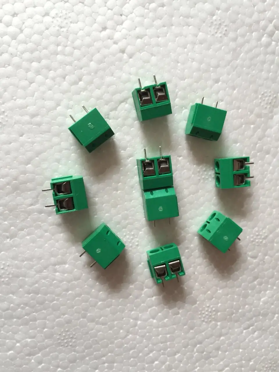 100 шт. KF301-2P KF301 &quot+&quot винт 2Pin 5 0 мм прямой контакт печатная плата винтовой клеммный