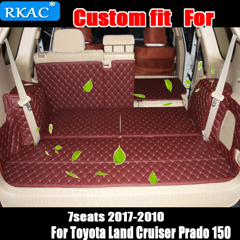 RKAC car trunk mat For toyota land cruiser prado 120 150 7 seats MATS Cargo Liner Interior Accessories Carpet styling |
