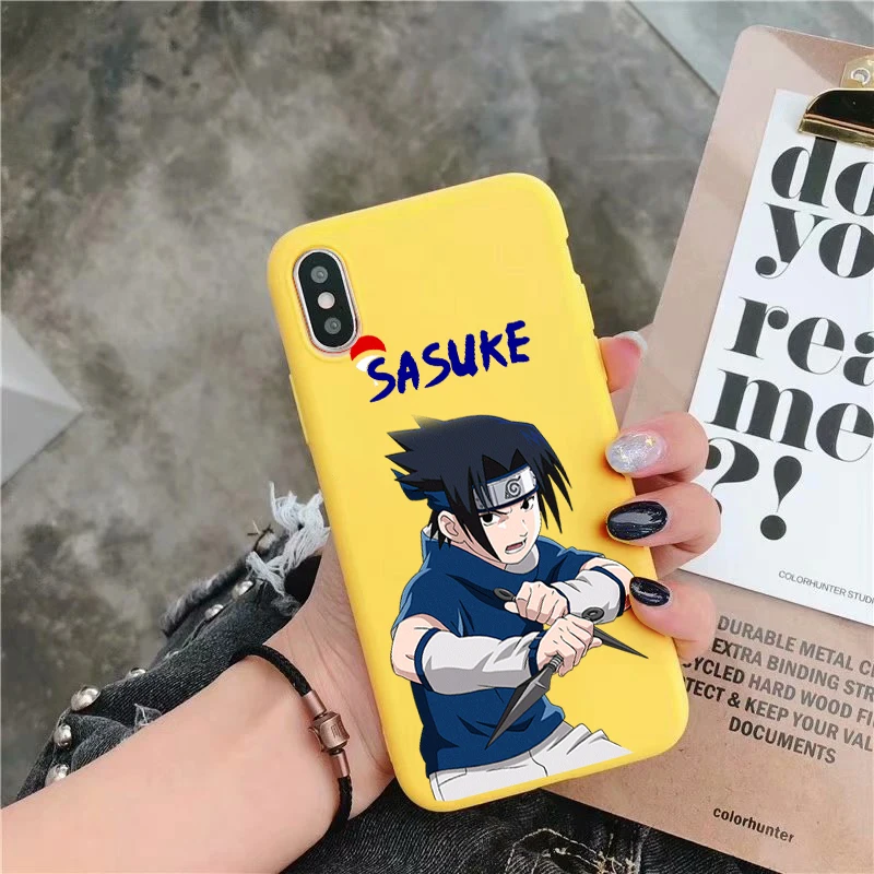 Y-5537 Наруто shippuden аниме SASUKE boruto мягкий силиконовый черный чехол Хината Какаши чехол для телефона для iPhone X XR XS MAX 6 7 8 plus 6s se - Цвет: Y-5537