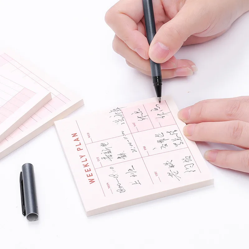 Милый еженедельник записная книжка ежемесячный школьный канцелярский магазин