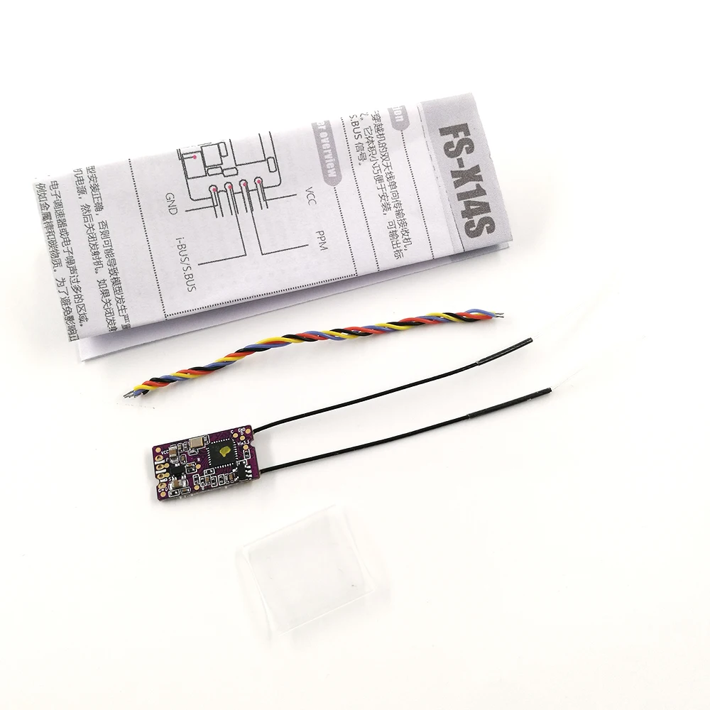 Новые Flysky FS-X14S 2,4G PPM S-BUS 14CH двойная антенна One way приемник для дрона с дистанционным управлением FS-NV14 FS-I6X FS-I6 I6S I6X