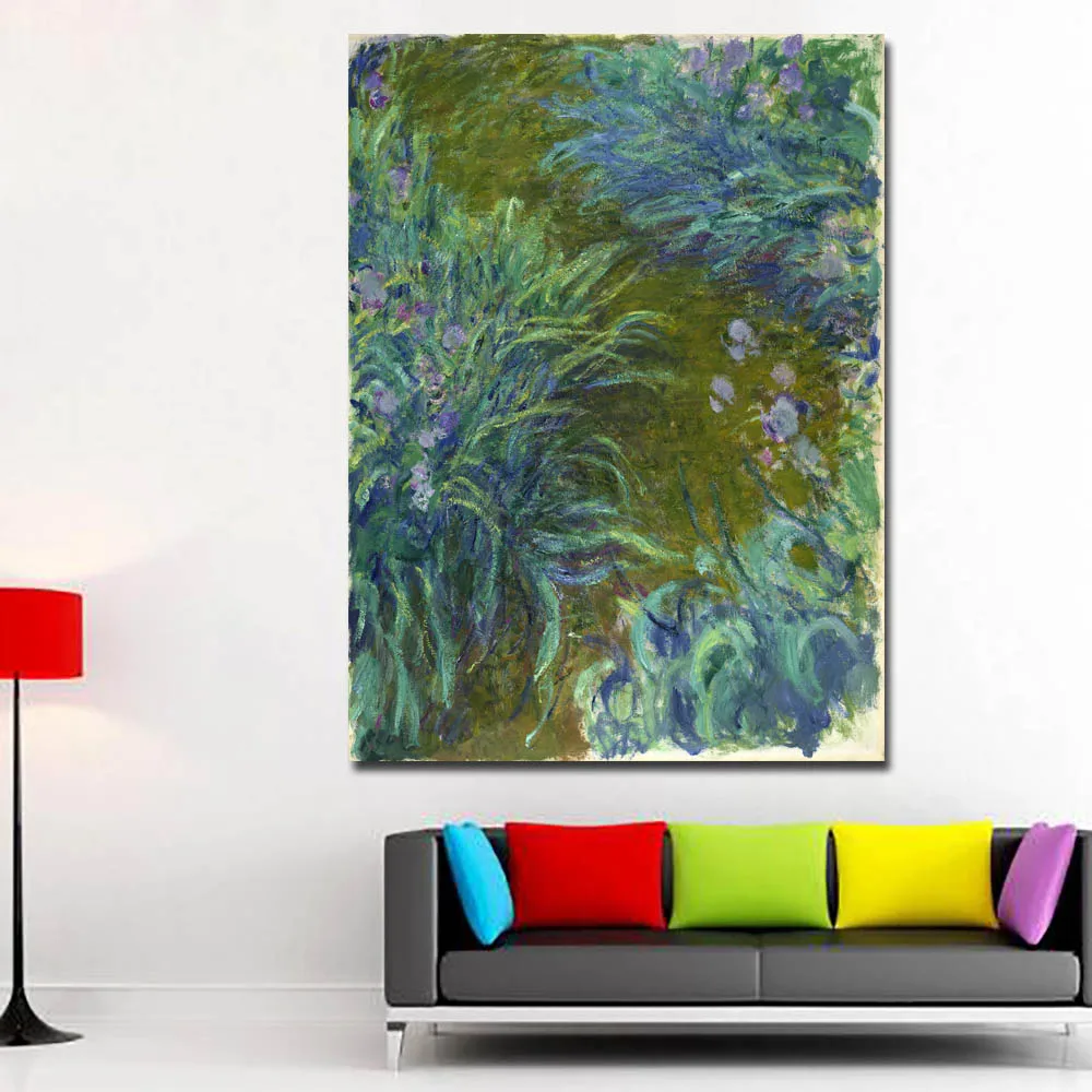 Самоотверженное впечатление Sunrise Monet Знаменитые Картины репродукции HD Печать Monet Плакаты для гостиной настенные Monet декоративные - Цвет: 145