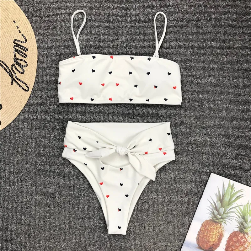 Bikinx бандо розовые бикини 2019 mujer Купальники Пуш Ап сексуальный купальник женский