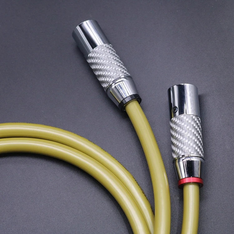 HI END посеребренный XLR сбалансированный кабель HIFI женский и мужской аудио