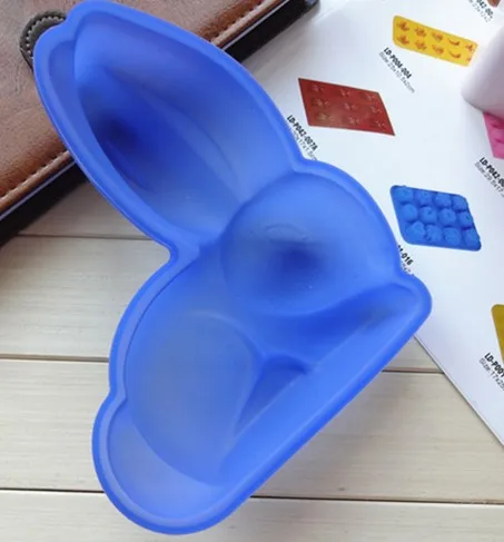 Free Shipping Food single rabbit shape silicone mold baking oven microwave sushi rice mold16 * 14 3.5CM |