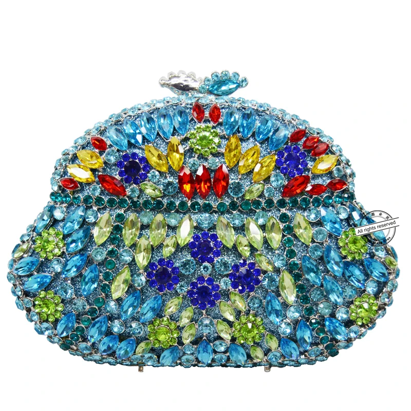 Роскошные вечерние сумки LaiSC красочные женские клатчи в стиле пэчворк красивые