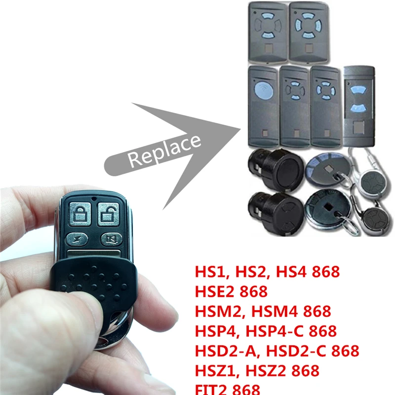 868 мГц Button Blue Универсальный Handsender удаленного Управление Замена передатчика