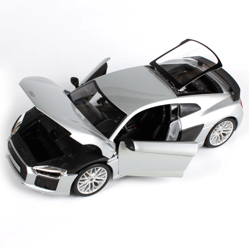 Спортивный автомобиль Maisto 1:18 Audi R8 V10 PLUS литая модель автомобиля новая игрушка в