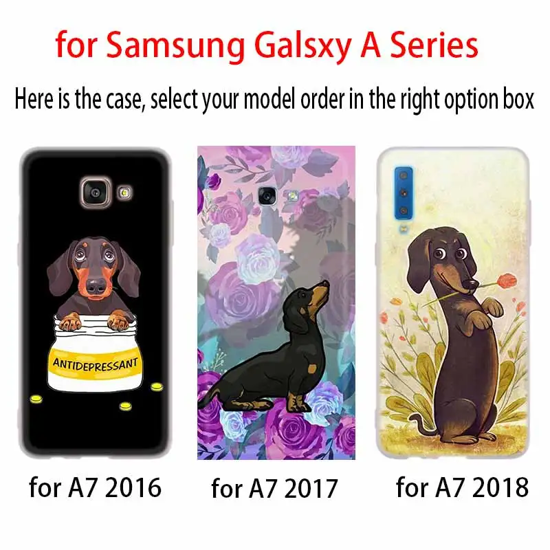 Чехол для Samsung A42 A52 A72 A32 A12 A71 A51 A70 A50 A20 A30 A20S A21S A50S A6 A7 A8 2018 Такса Силуэт