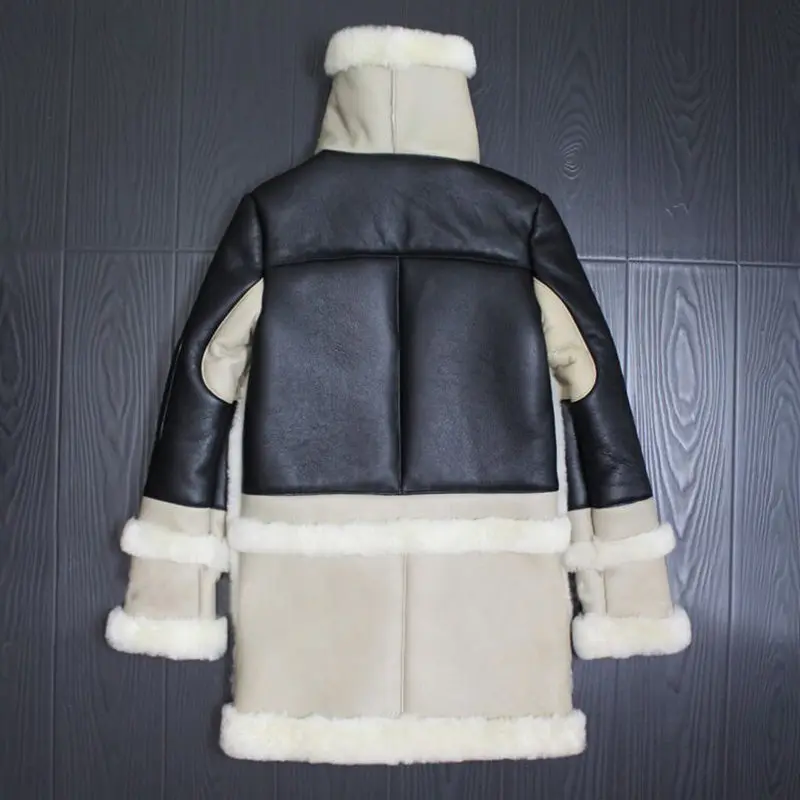OFTBUY/2019 зимняя куртка Женское пальто из натурального меха длинная теплая толстая