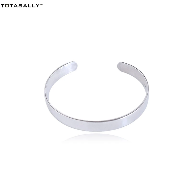 Браслет женский гладкий из 100% серебра 925 пробы|925 sterling silver bangle|sterling banglesterling designer