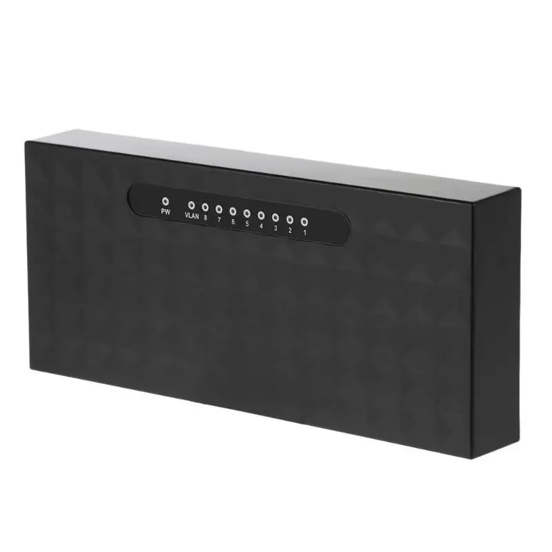 8 портов 10/100 Мбит/с POE коммутатор Ethernet сетевой магазин и вперед Lan концентратор Ethernet интеллектуальный коммутатор Поддержка 6-55 в источник питания