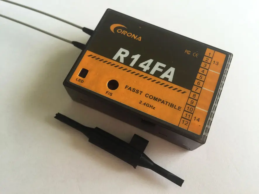 Corona R14FA FASST Compatible 2.4Ghz 14Ch Receiver For FUTABA Transmitter 12FG