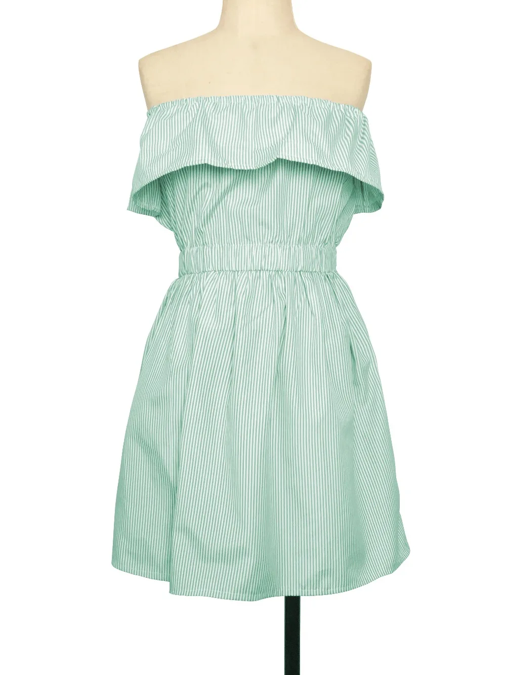 Летнее женское платье Fit and Flare спинки Vestido для девочек без бретелек Вечерние Slash